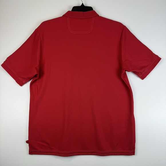 Tommy Bahama Men's MLB Washington Nationals Golf Athletic Polo Red Men's Size L - Picture 7 of 8